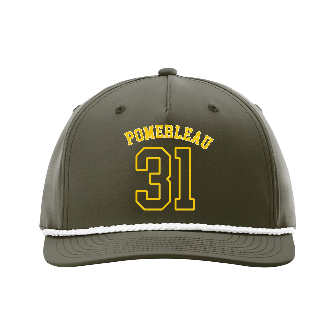 Five-Panel Classic Rope Cap — Shirsey Arch in Green