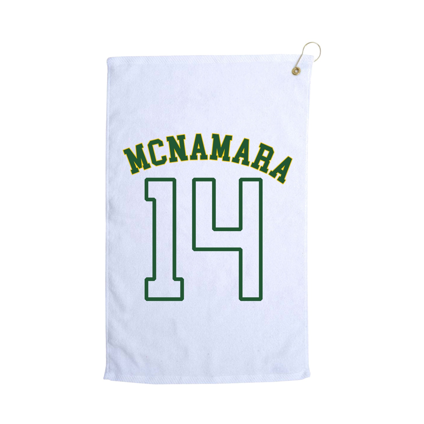 Golf Towel — Shirsey Arch in White