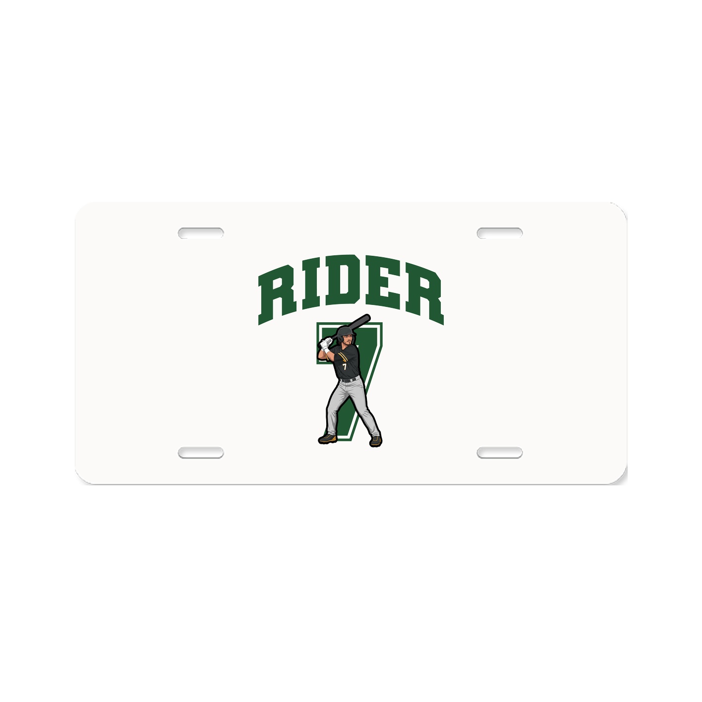 License Plate — Number in Classic