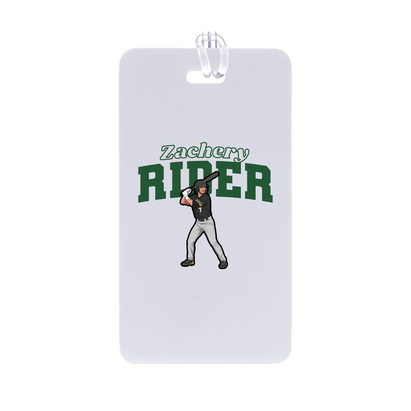 Bag Tag — Name Arch in Classic