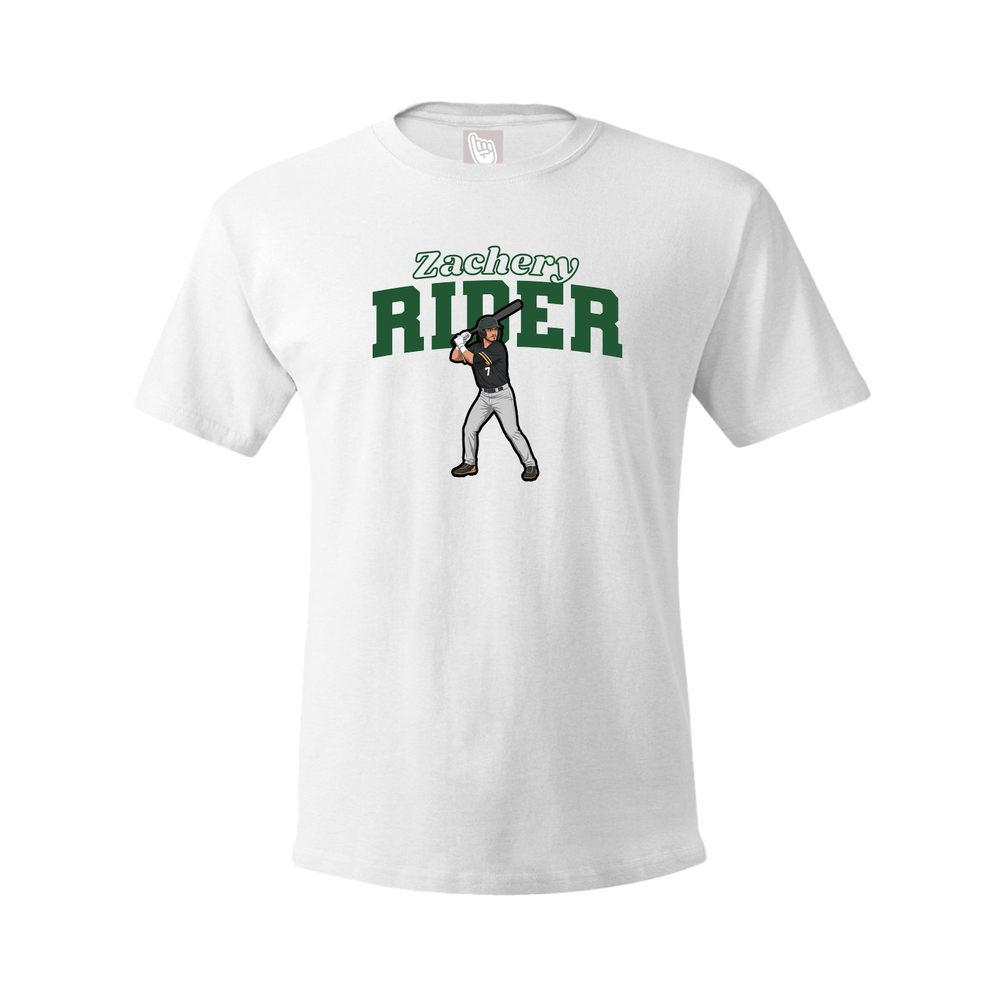 Tee — Name Arch in White