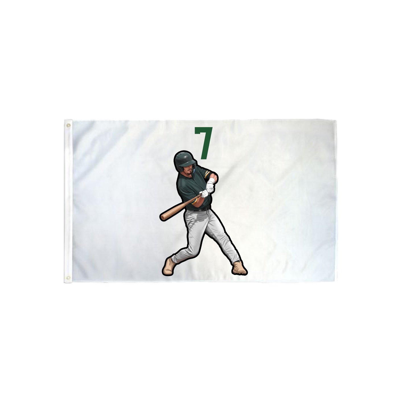3x5 Flag — Number Top in Classic