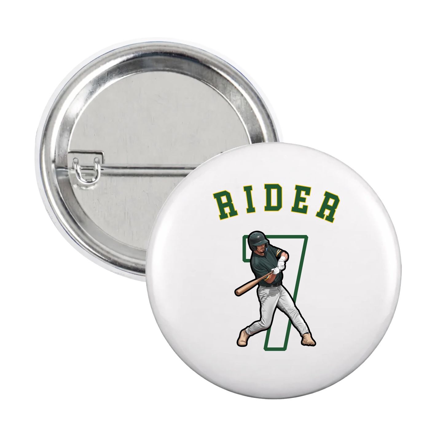 Game Day Button — Shirsey Arch in White