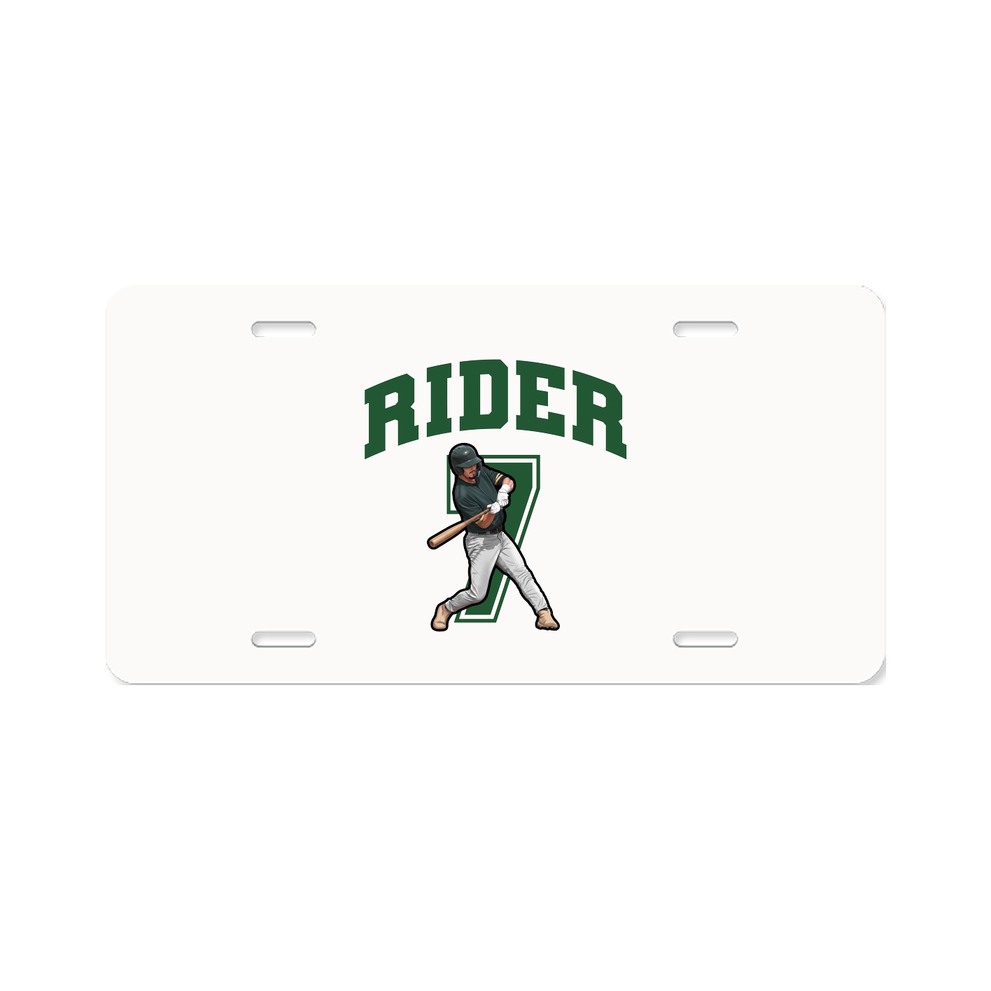 License Plate — Number in Classic