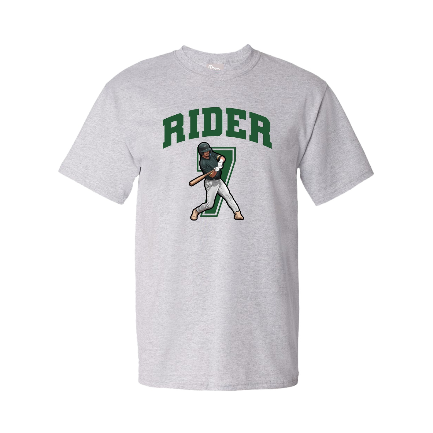 Youth Tee — Number in Grey