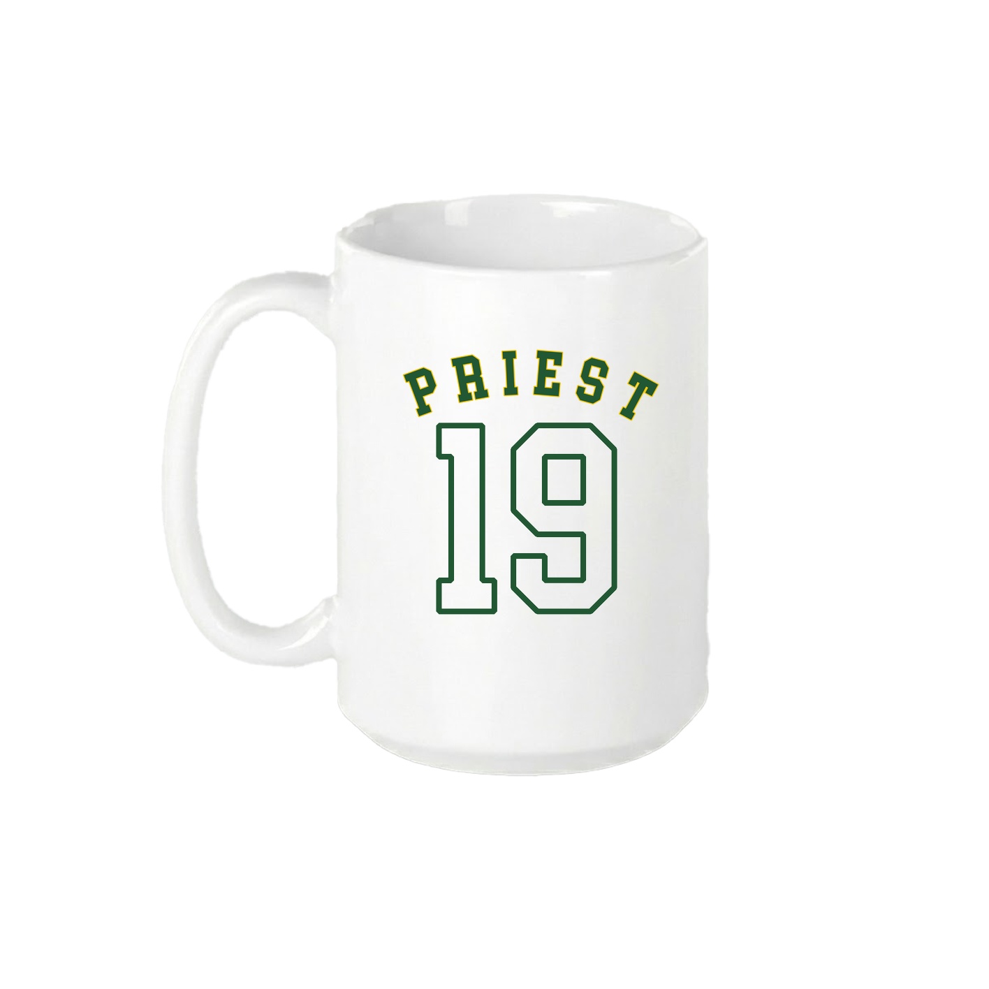 15oz Coffee Mug — Shirsey Arch in White
