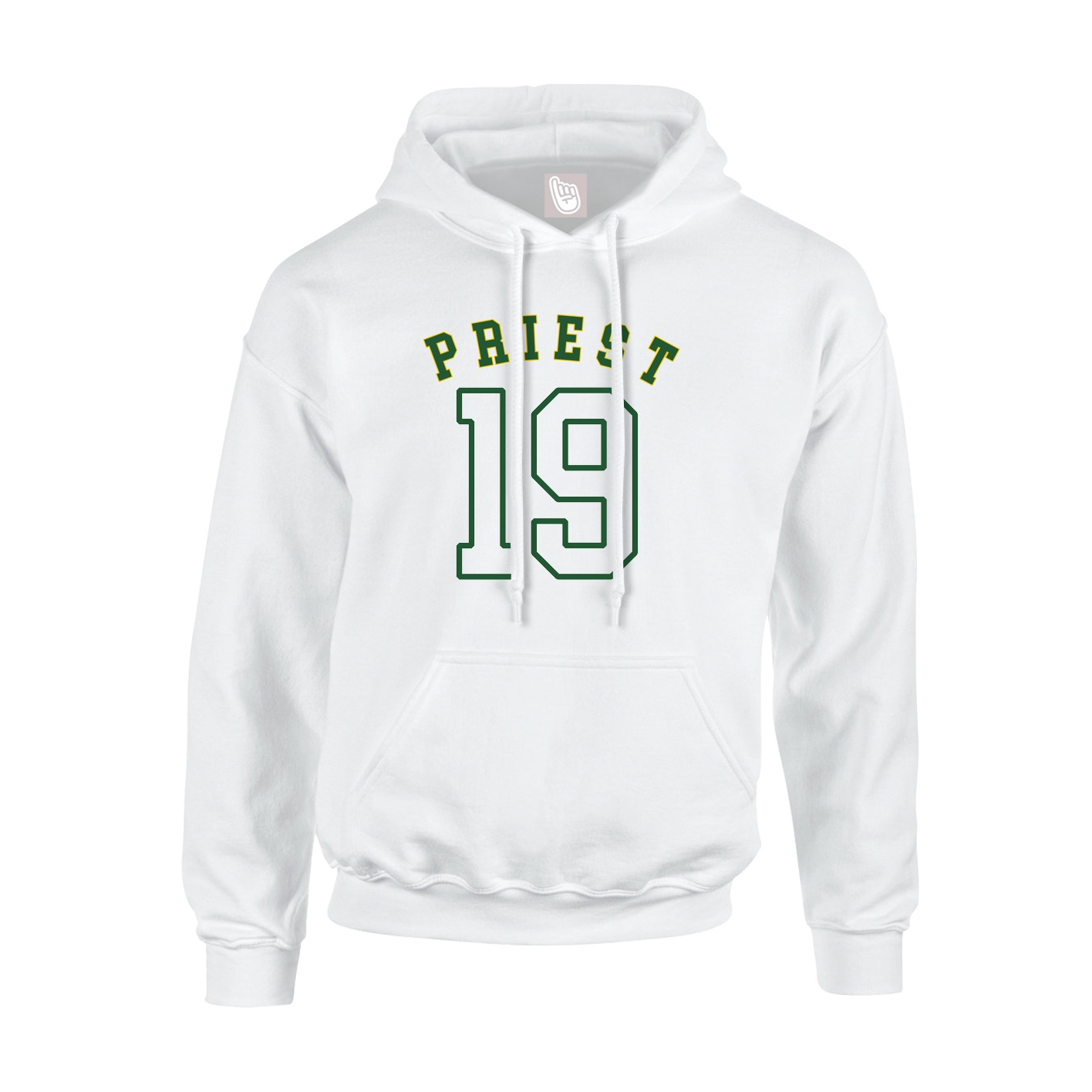 Hoodie — Shirsey Arch in White