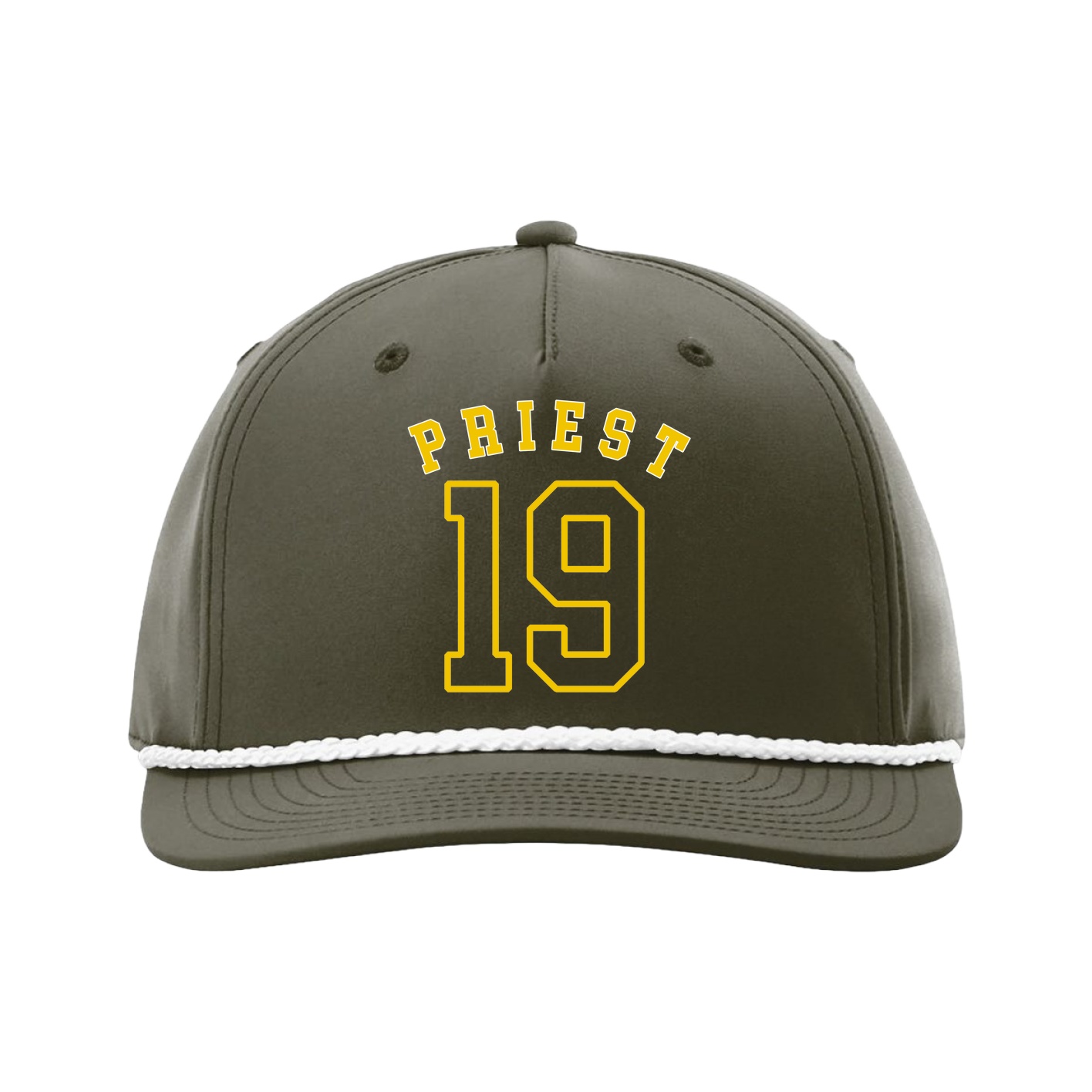 Five-Panel Classic Rope Cap — Shirsey Arch in Green