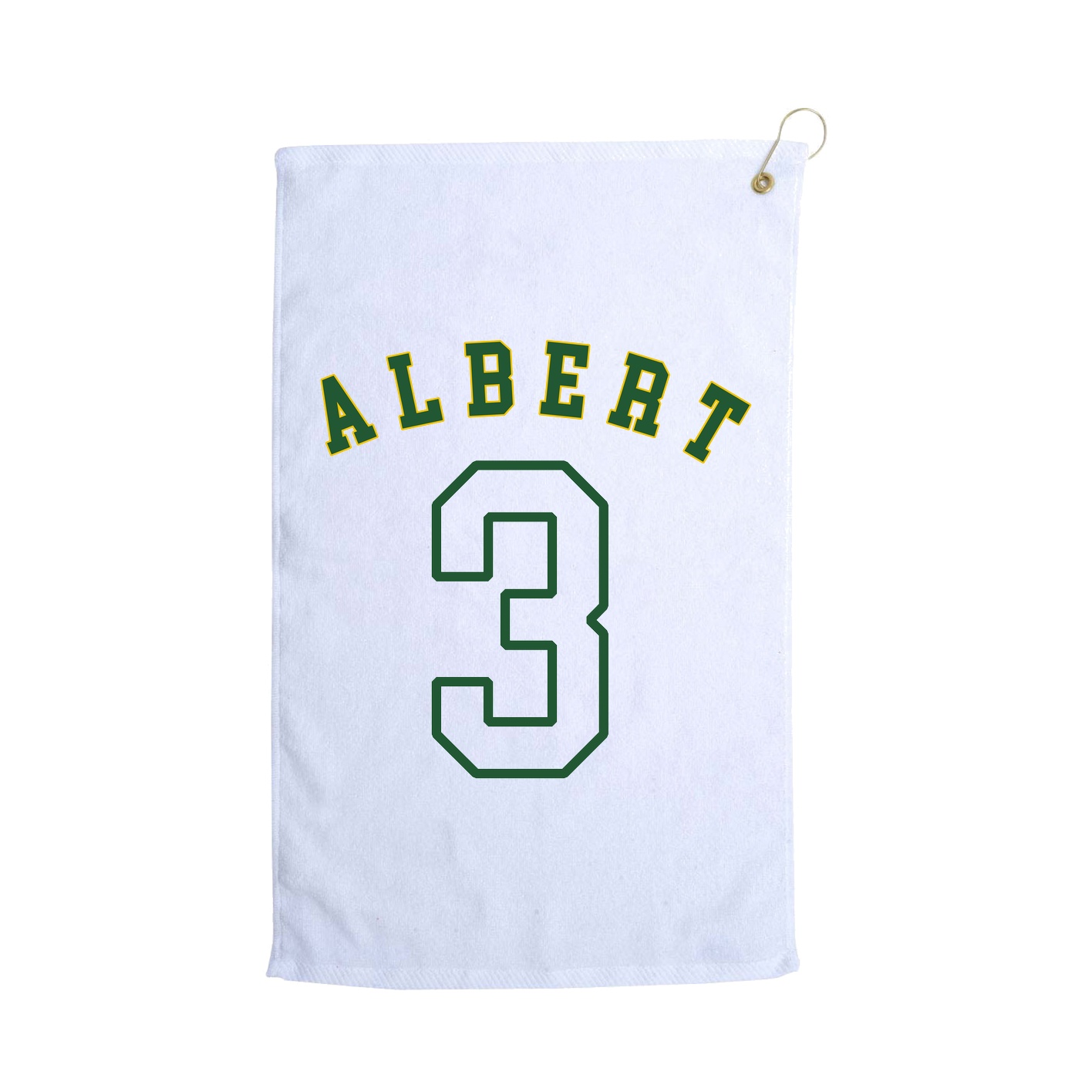 Golf Towel — Shirsey Arch in White