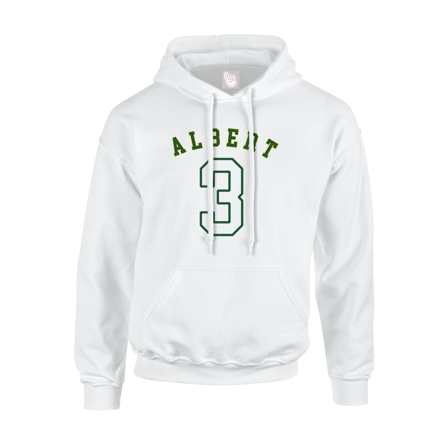 Hoodie — Shirsey Arch in White