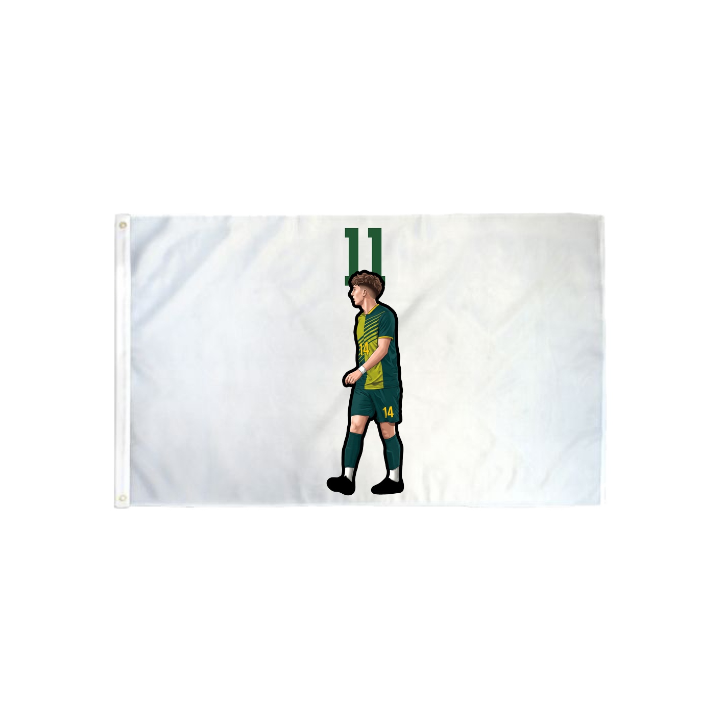 3x5 Flag — Number Top in Classic