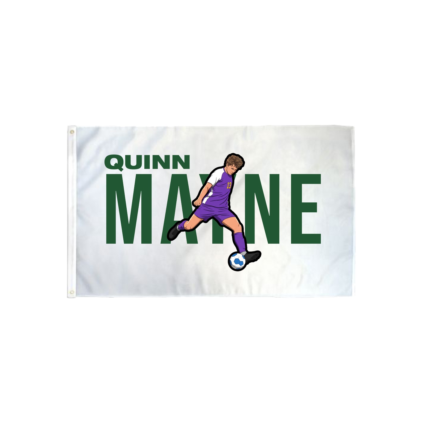 3x5 Flag — Player Name in Classic