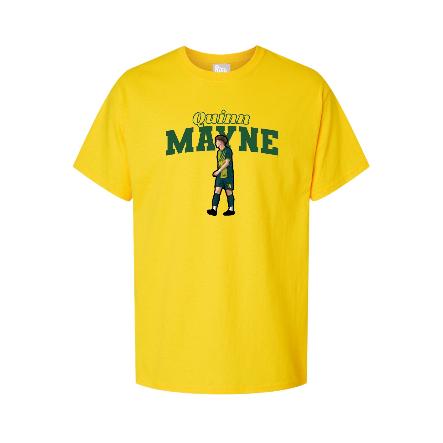 Tee — Name Arch in Gold