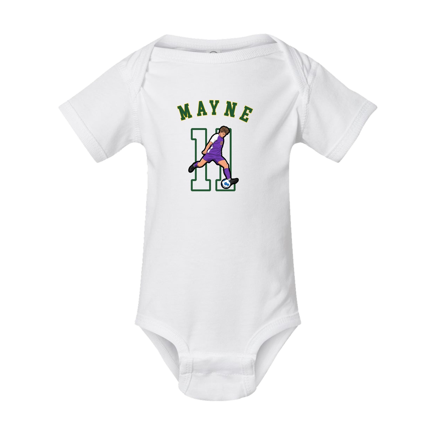 Baby Onesie — Shirsey Arch in White