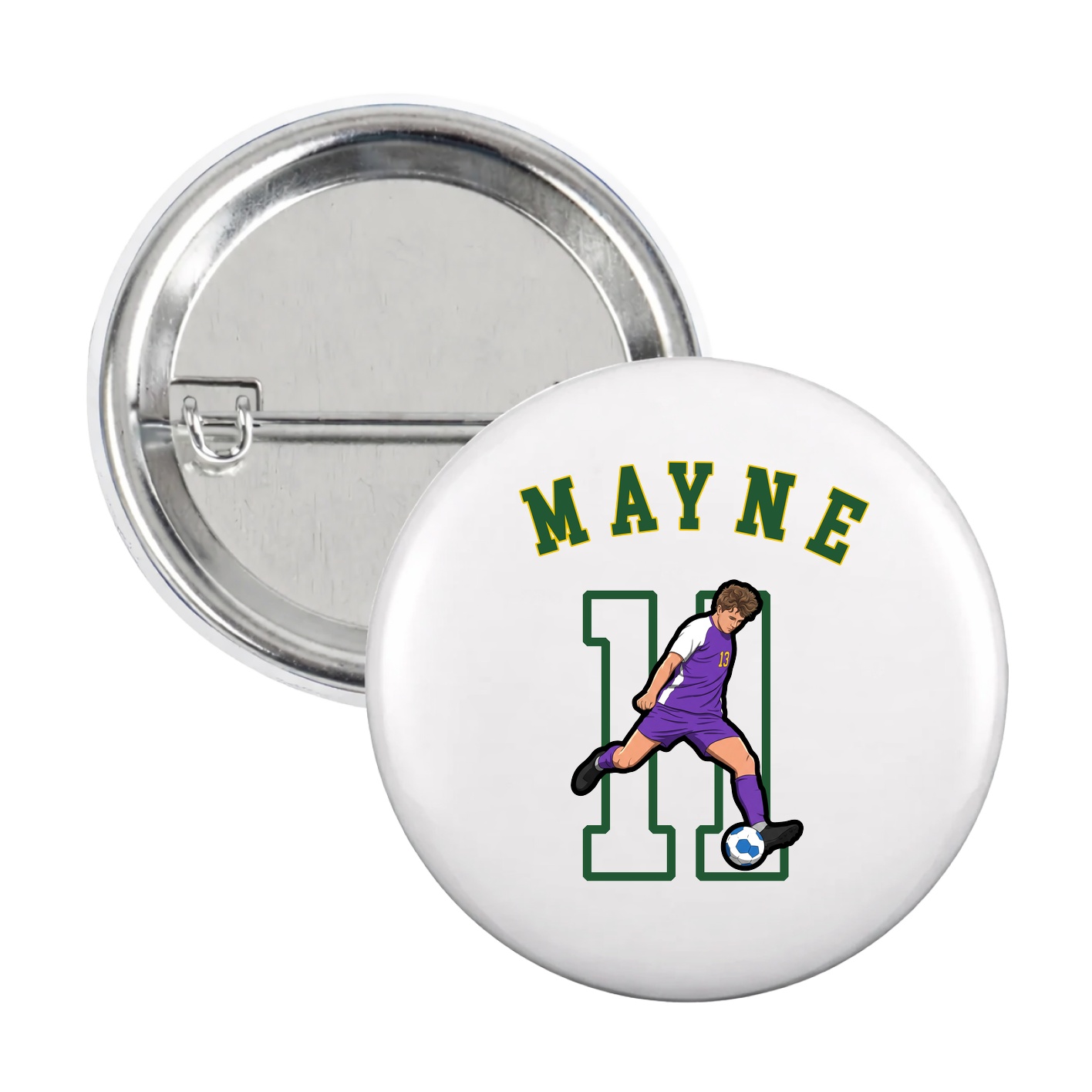 Game Day Button — Shirsey Arch in White