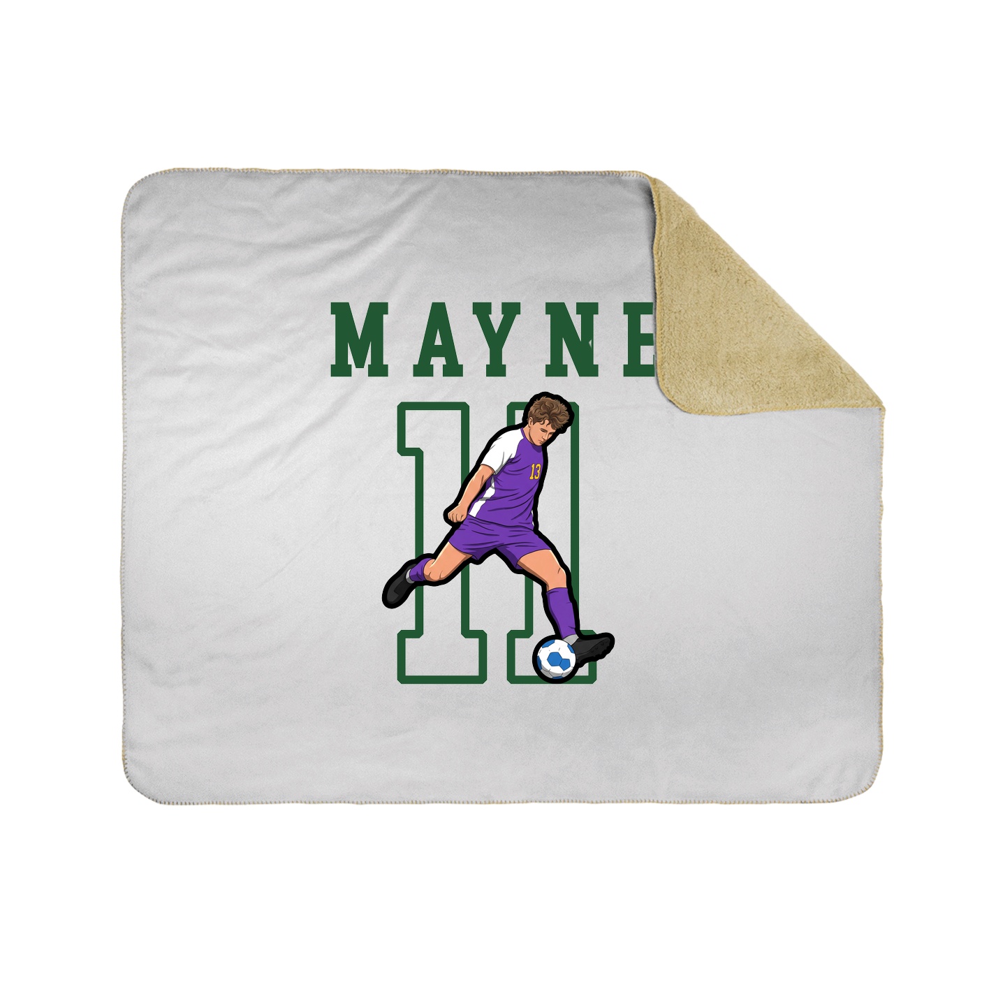 Throw Blanket — Shirsey in White