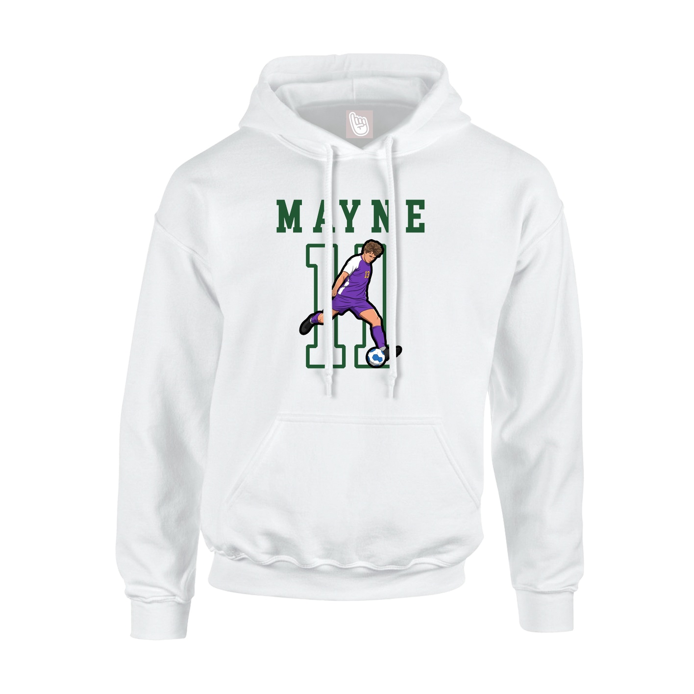 Youth Hoodie — Shirsey in White