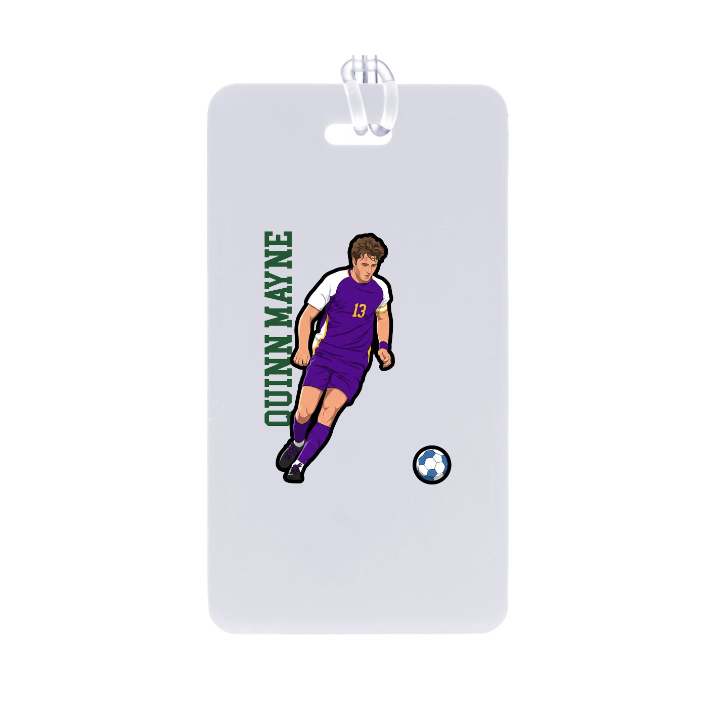 Bag Tag — Name Vertical in Classic