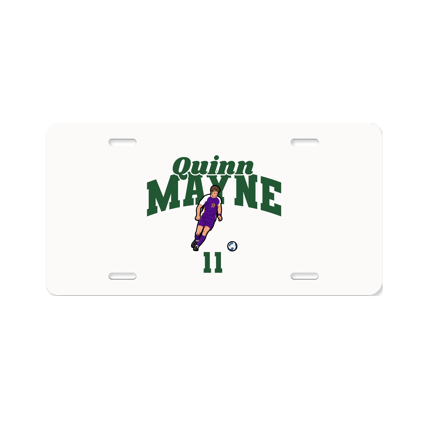 License Plate — Signature Arch in Classic