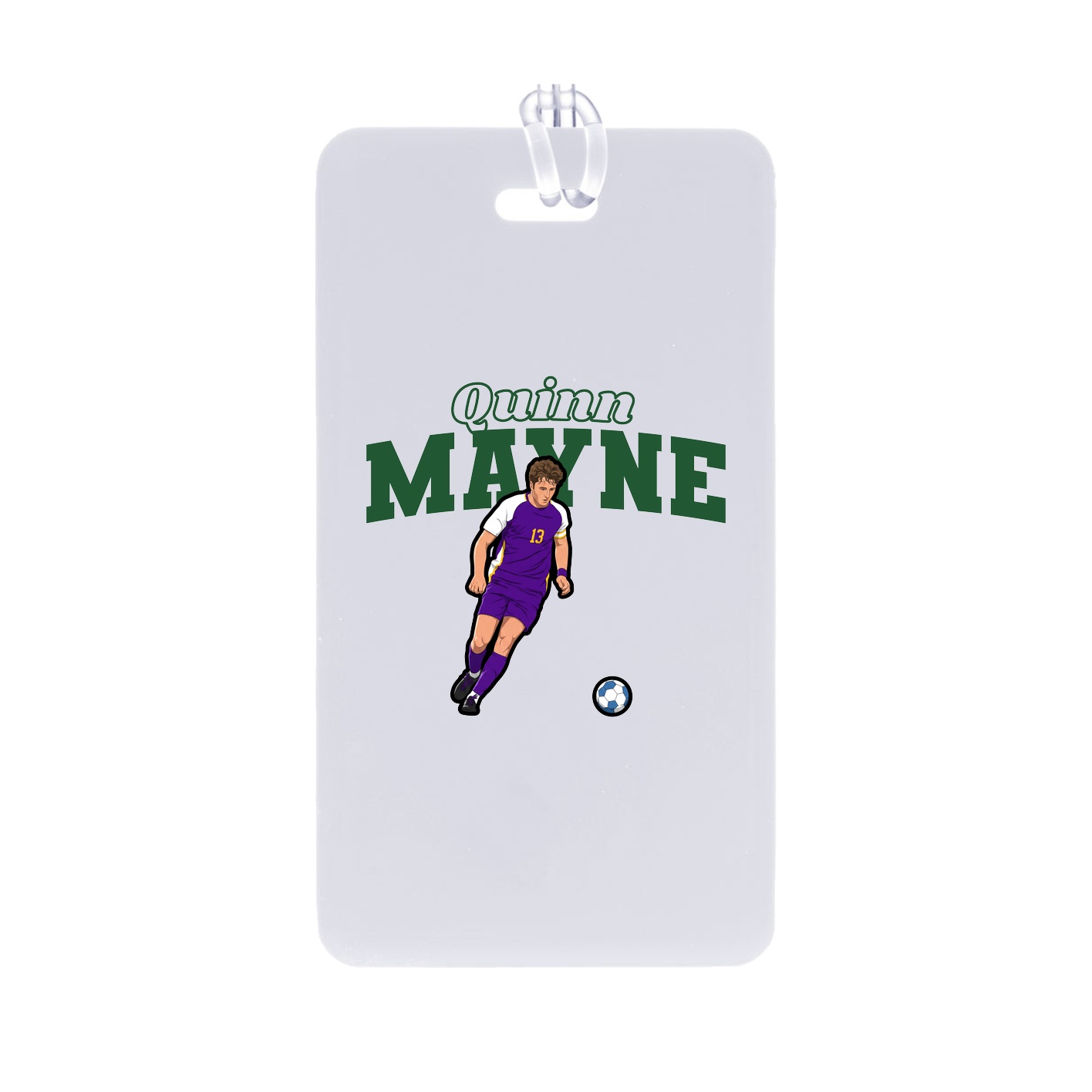 Bag Tag — Name Arch in Classic