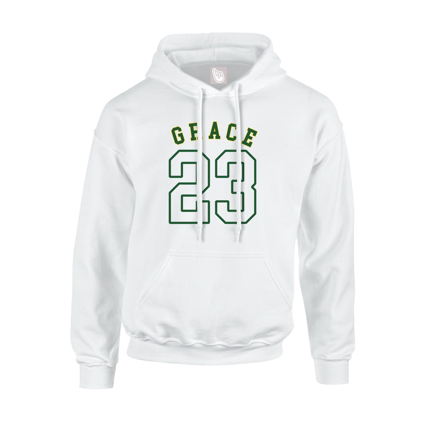 Hoodie — Shirsey Arch in White