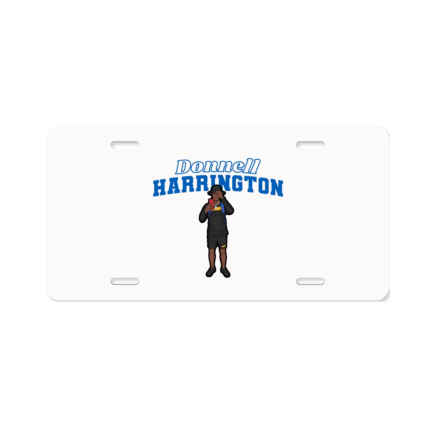 License Plate — Name Arch in Classic