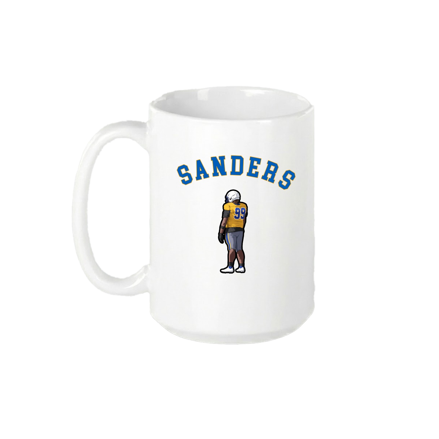 15oz Coffee Mug — Shirsey Arch in White