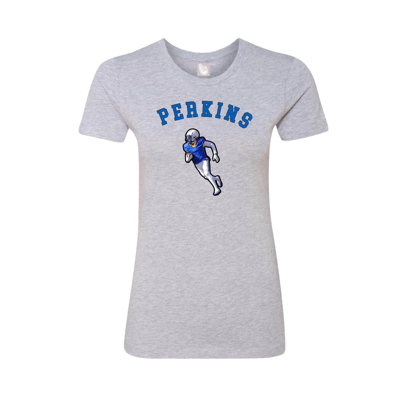 Fitted Women's Tee — Shirsey Arch in Grey