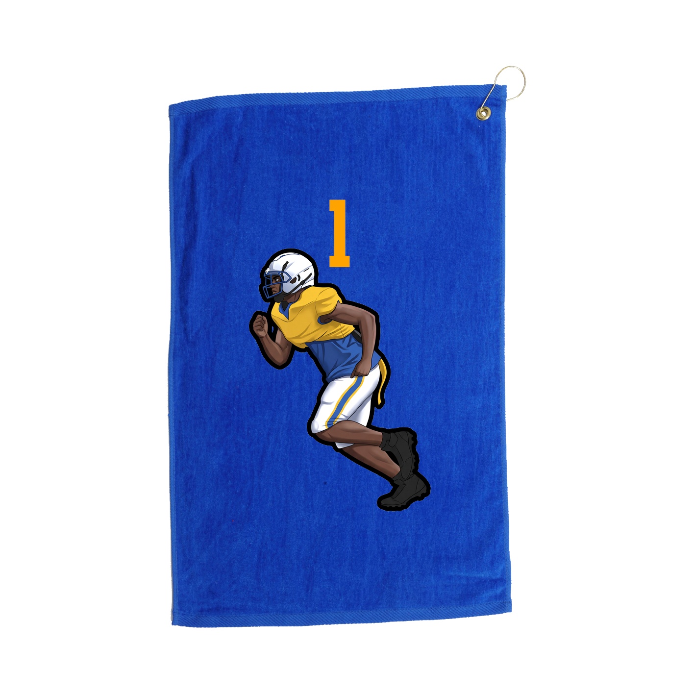 Golf Towel — Number Top in Royal