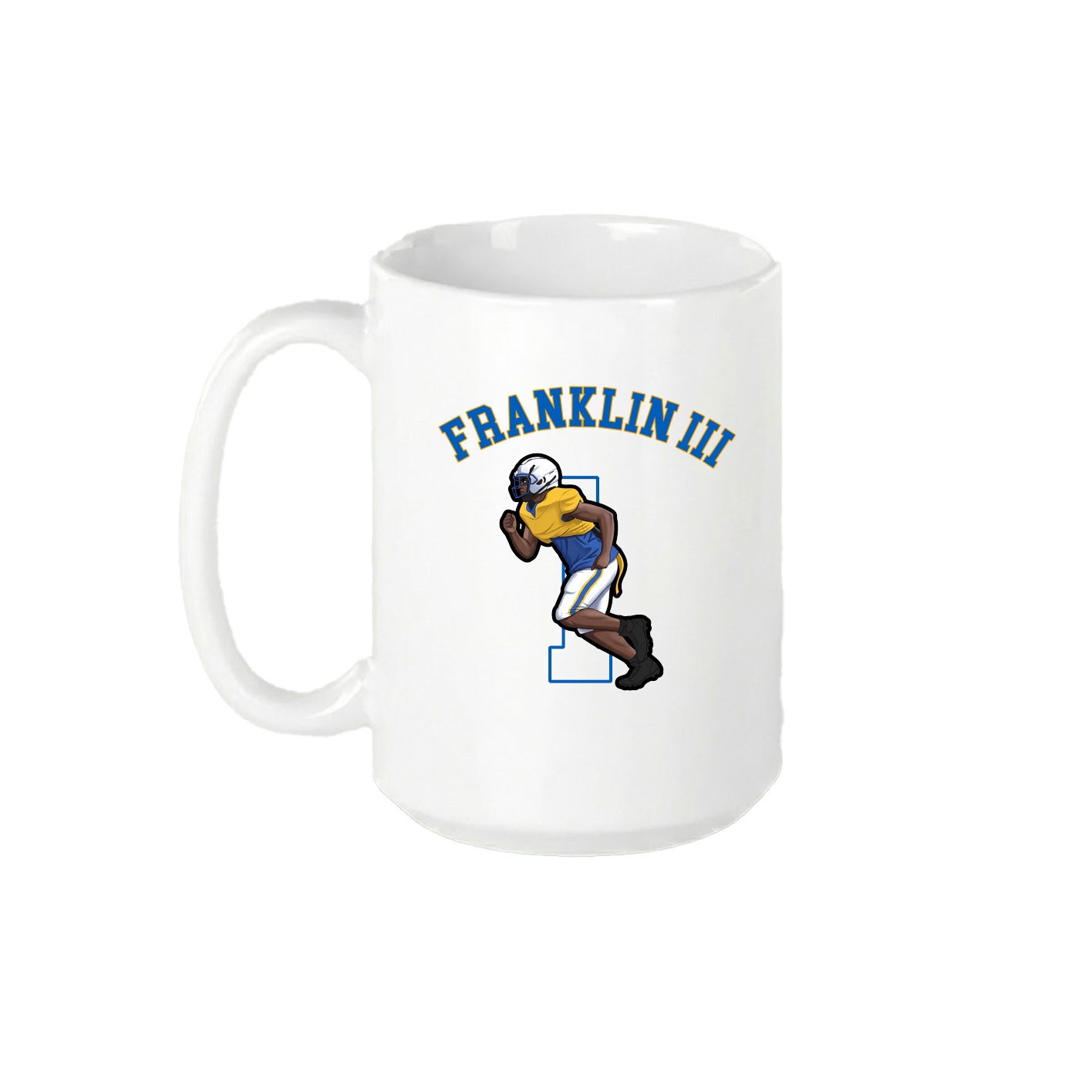 15oz Coffee Mug — Shirsey Arch in White
