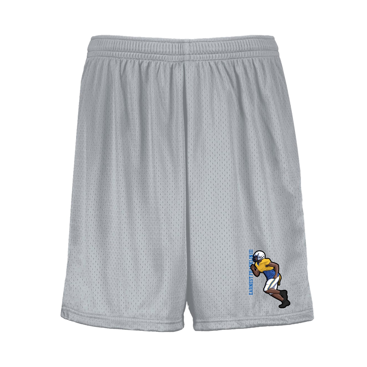 Shorts — Name Vertical in Silver