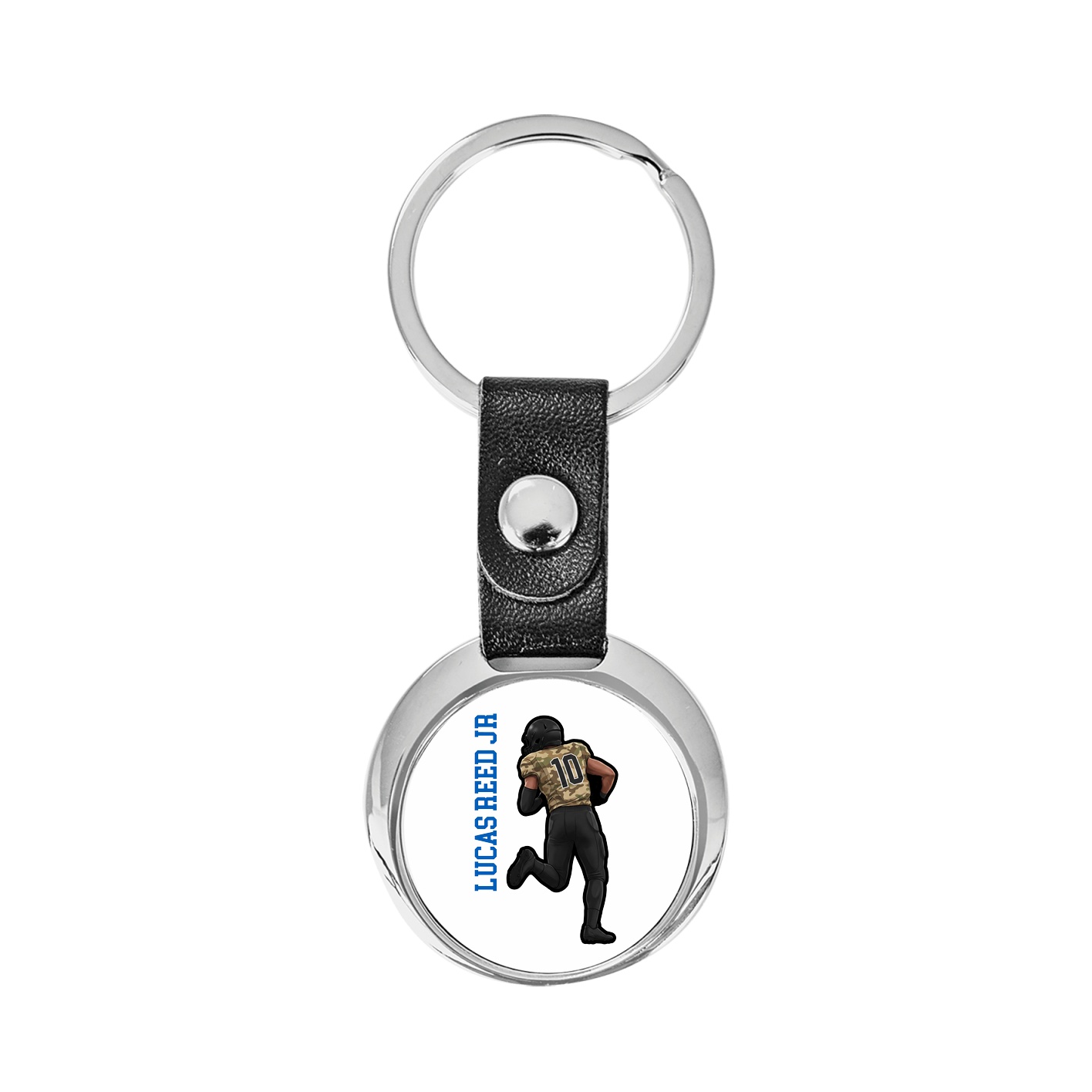 Key Chain — Name Vertical in Classic