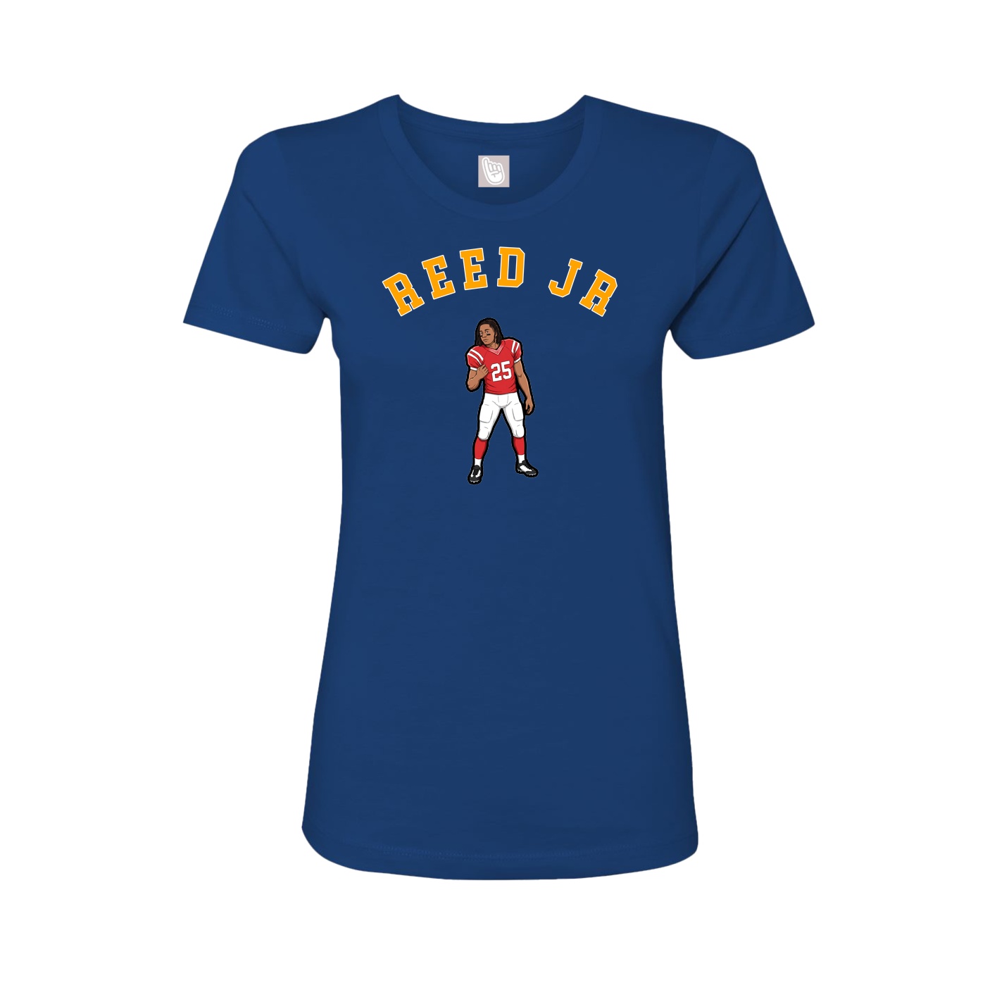 Fitted Women's Tee — Shirsey Arch in Royal
