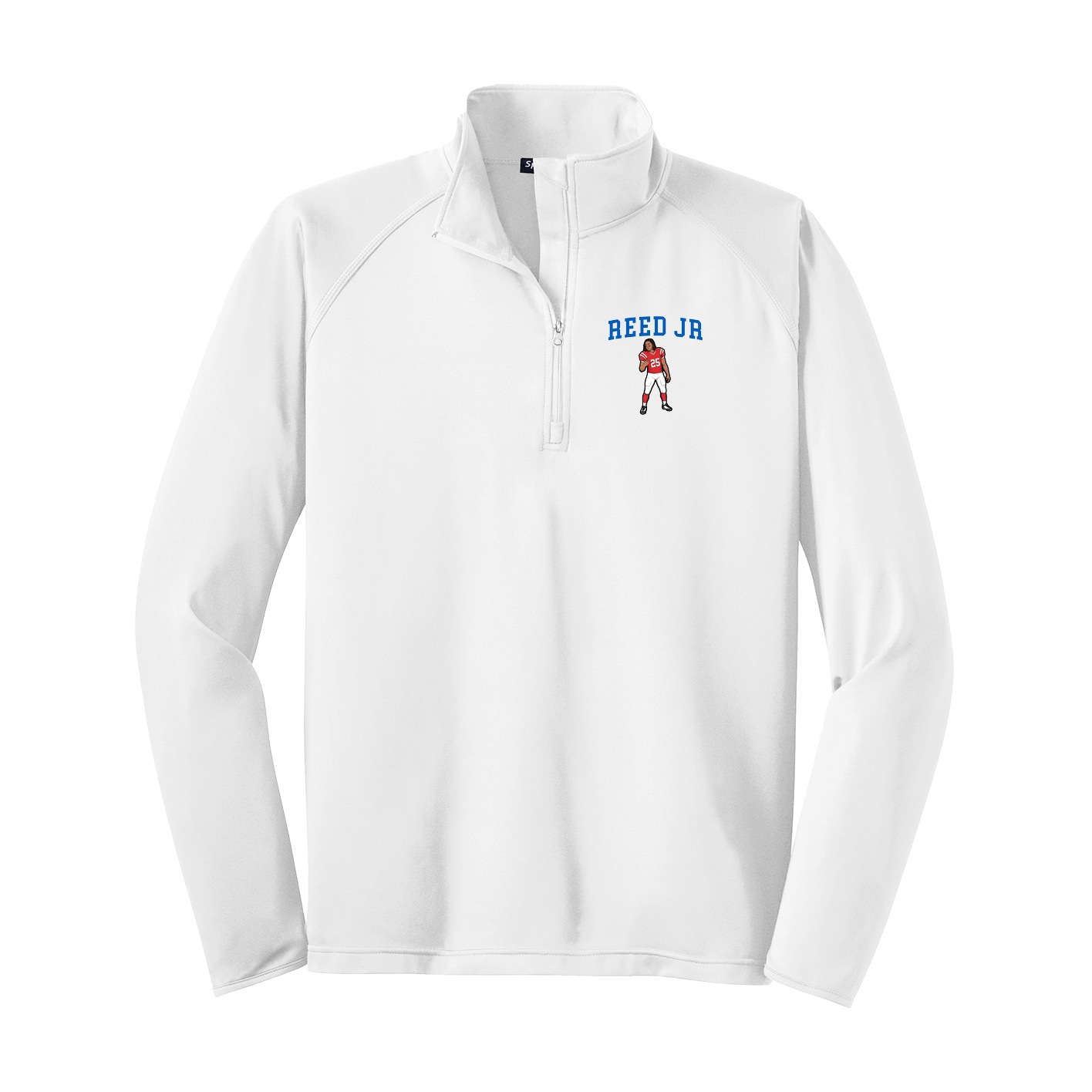 Q-Zip Pullover — Shirsey in White