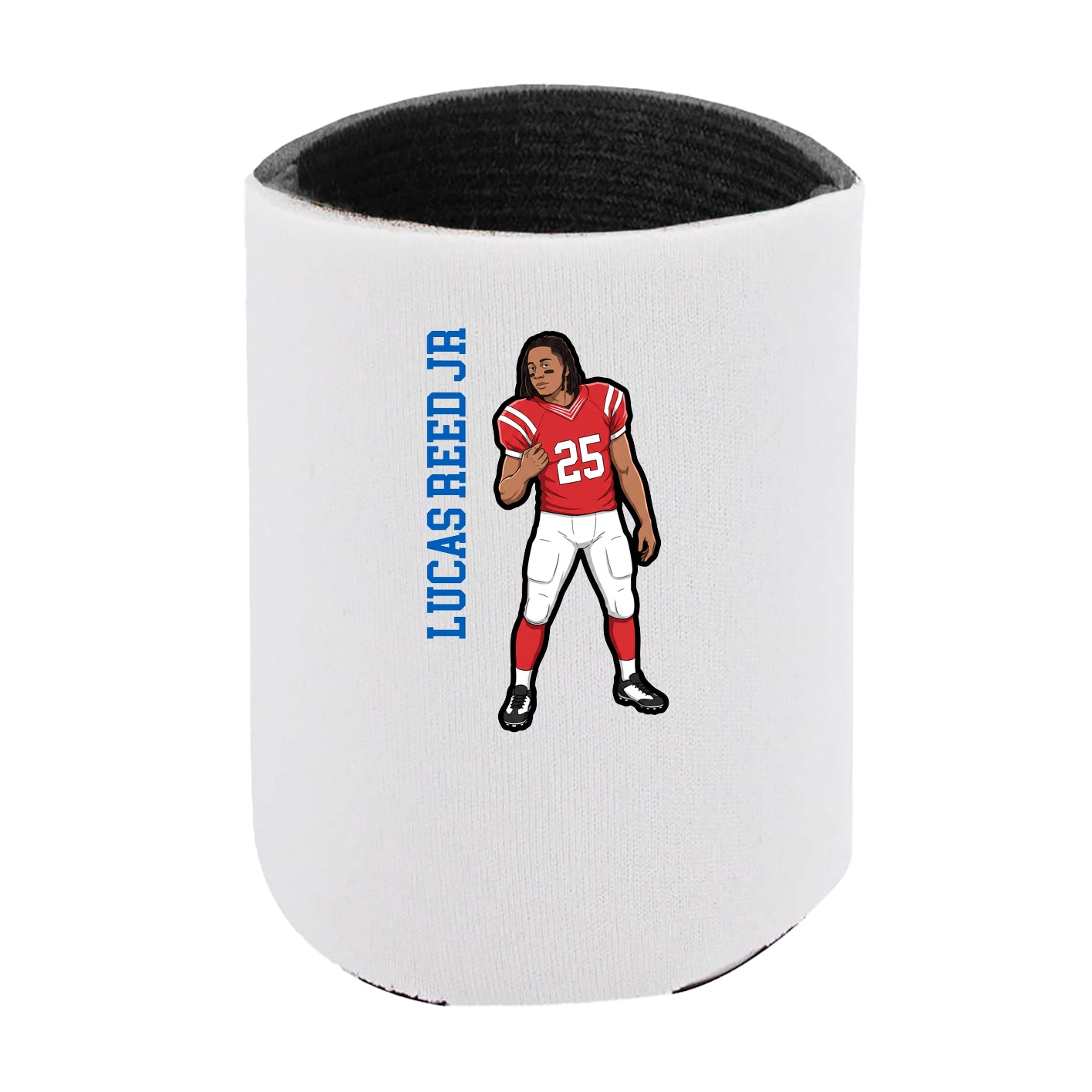 Can Holder — Name Vertical in White
