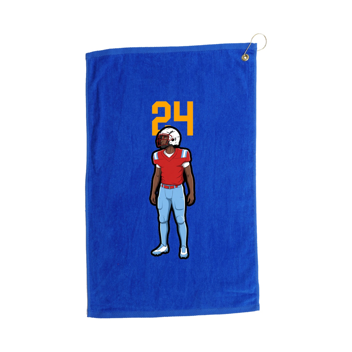 Golf Towel — Number Top in Royal