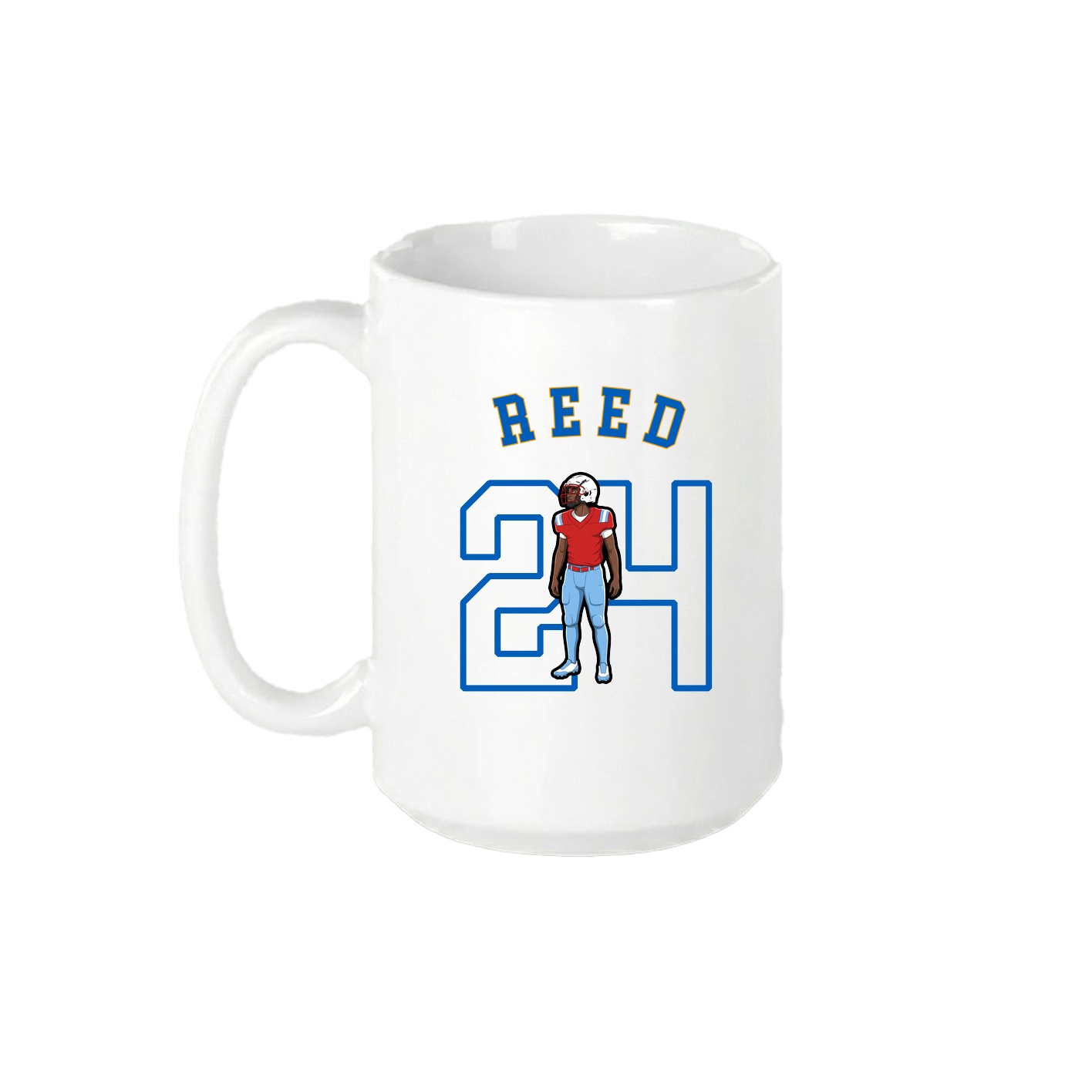 15oz Coffee Mug — Shirsey Arch in White