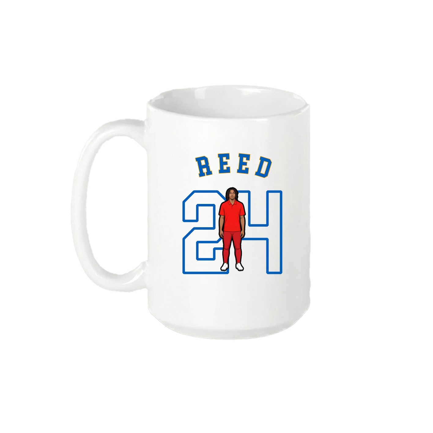 15oz Coffee Mug — Shirsey Arch in White