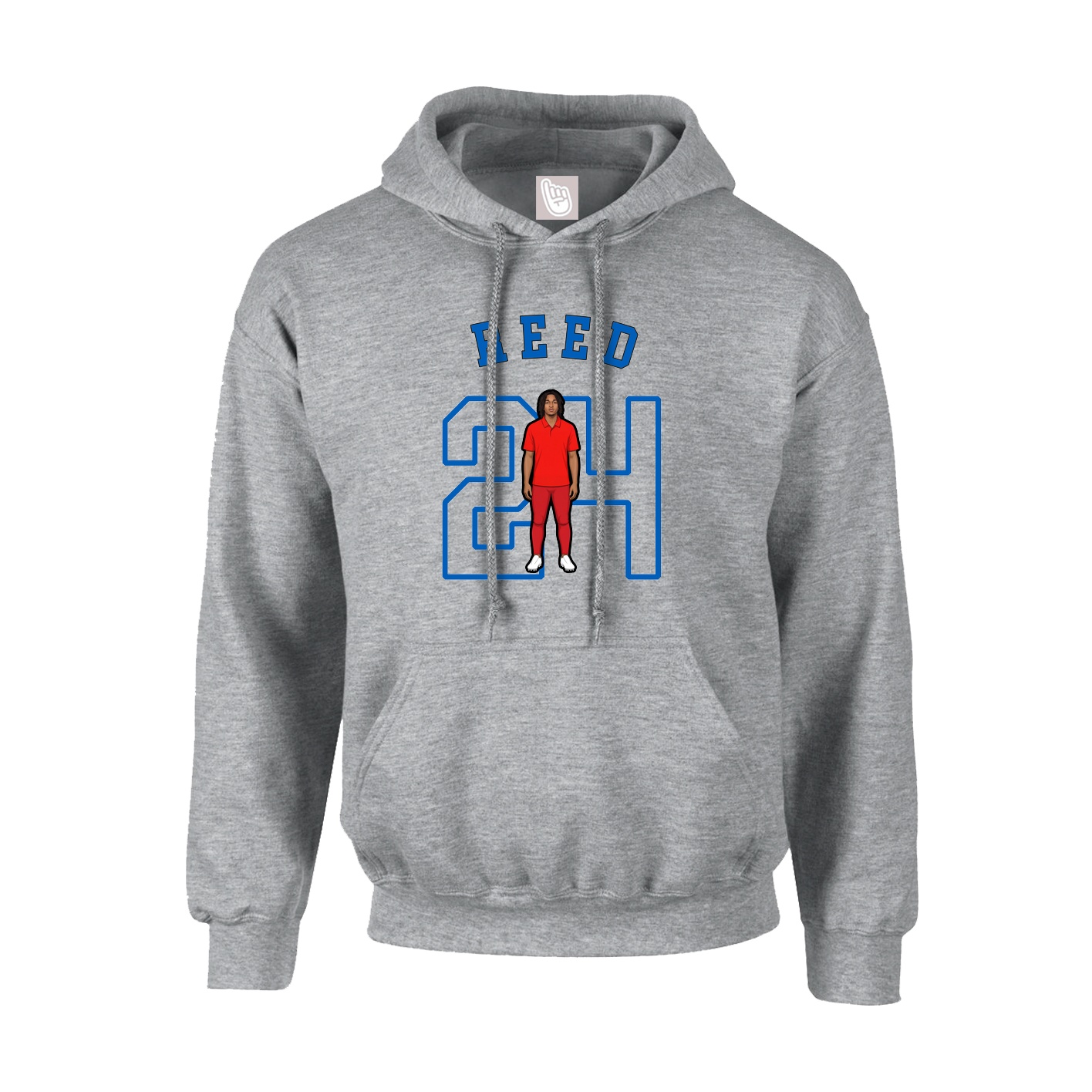 Youth Hoodie — Shirsey Arch in Grey