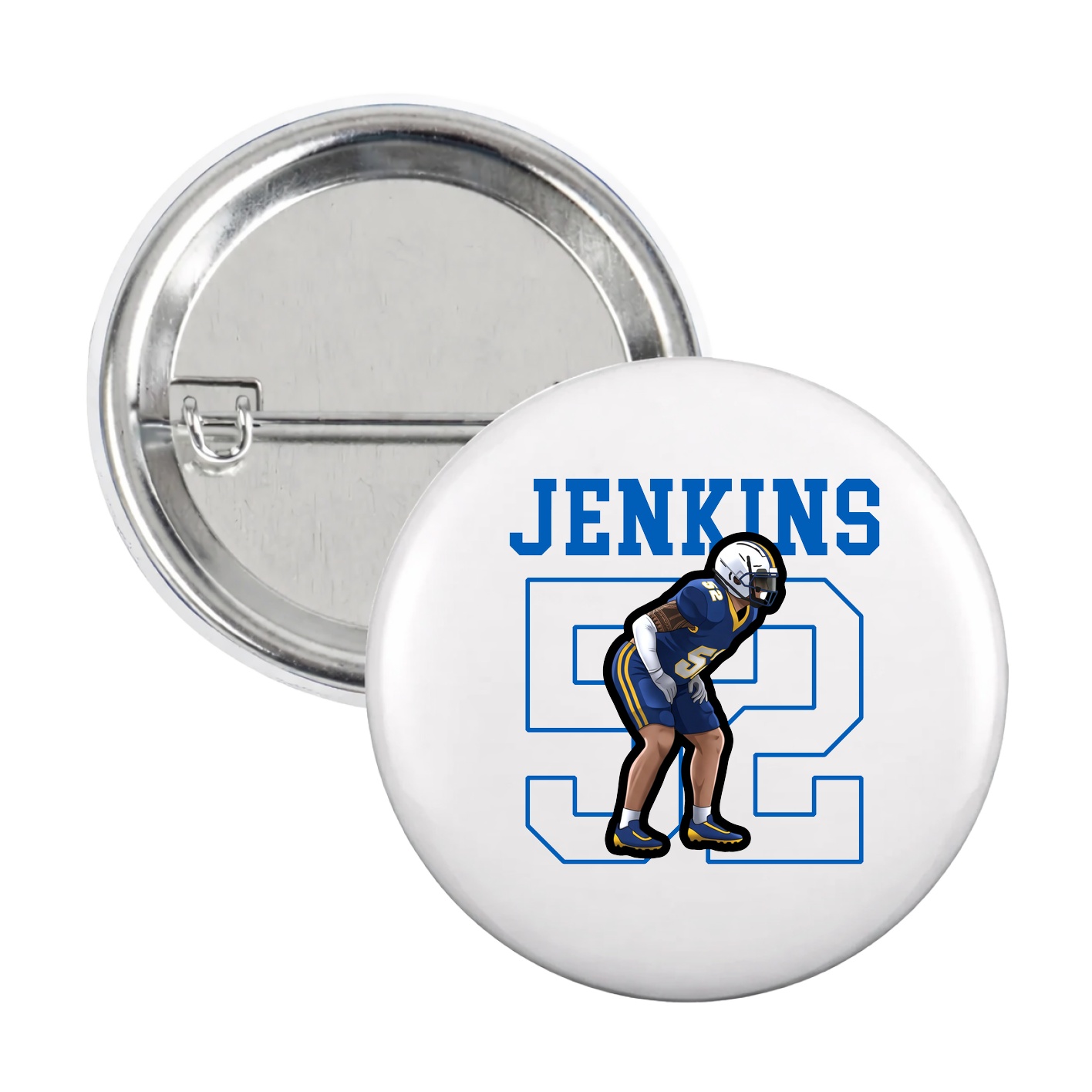 Game Day Button — Shirsey in White