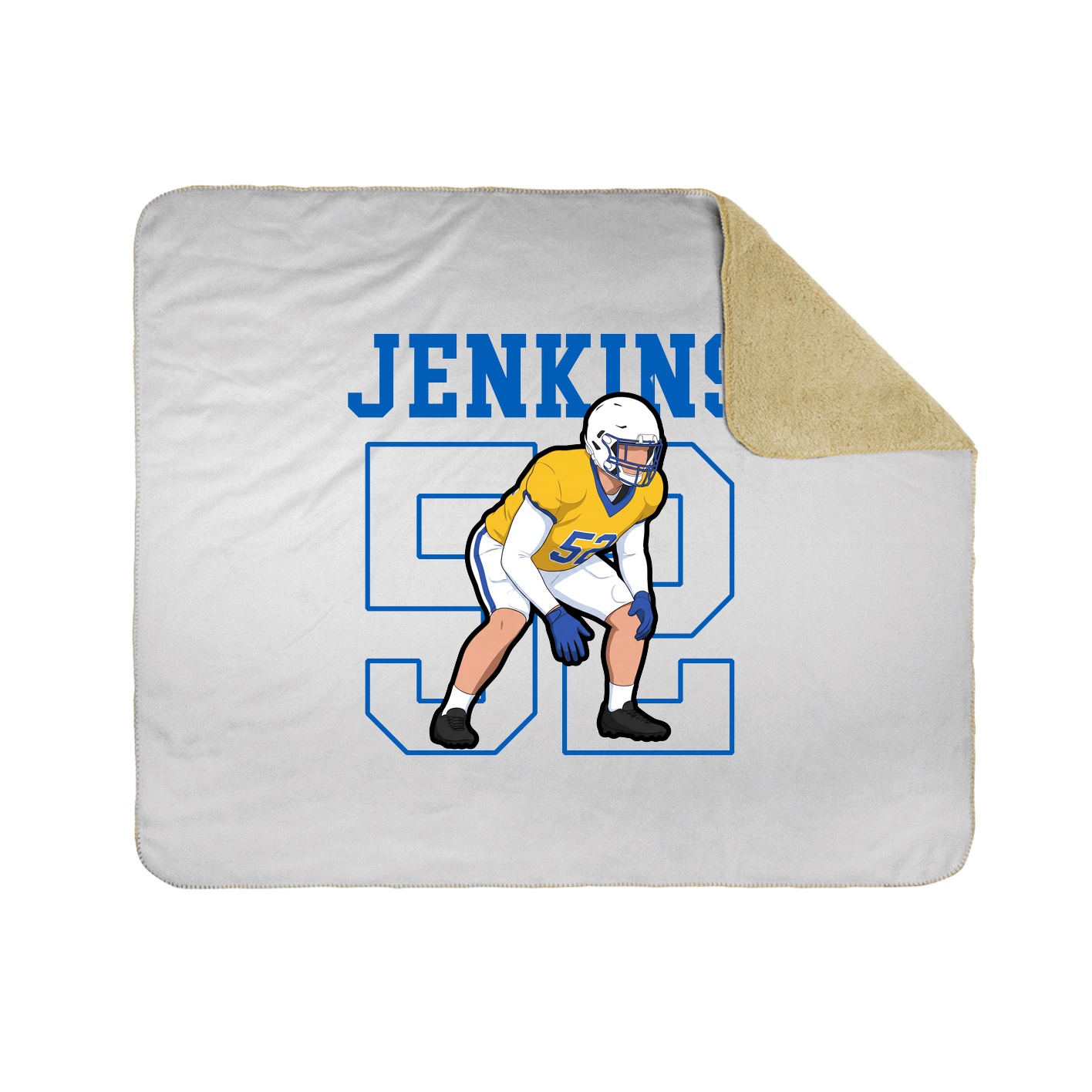 Throw Blanket — Shirsey in White