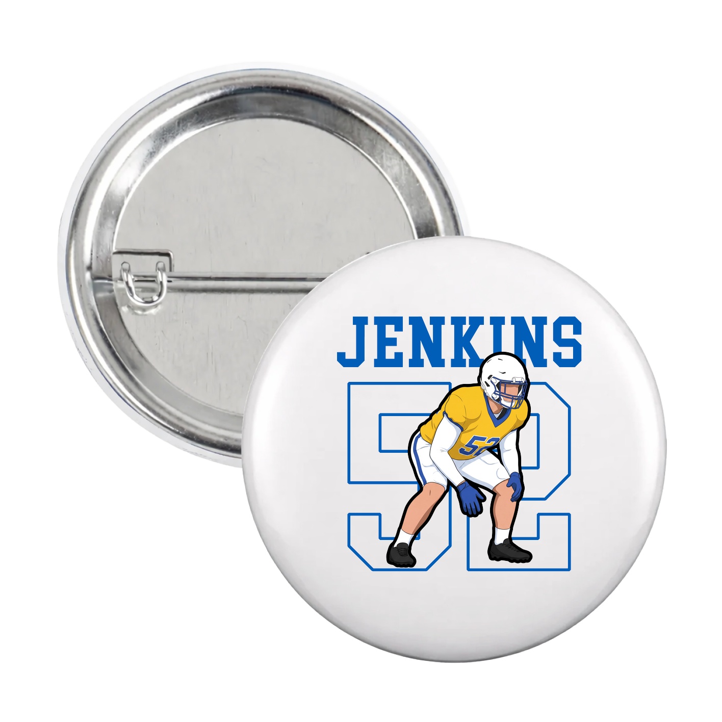 Game Day Button — Shirsey in White