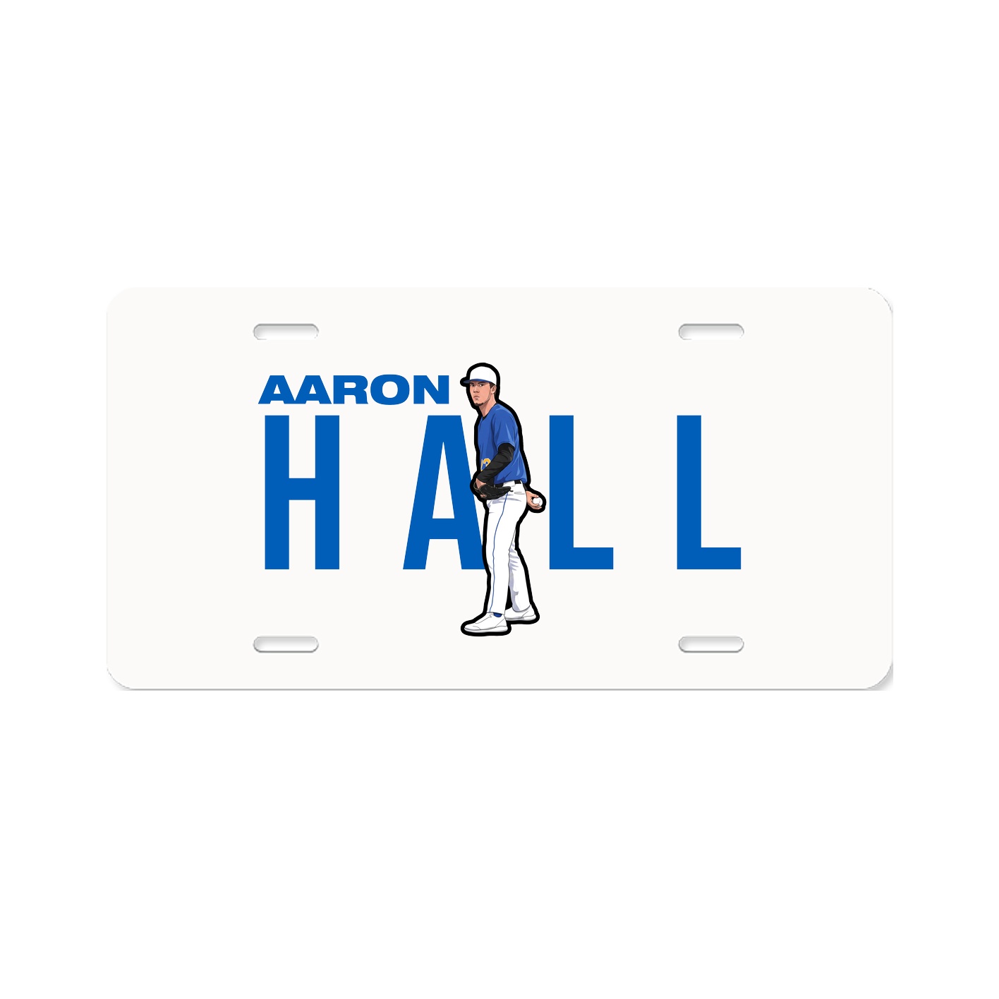License Plate — Player Name in Classic