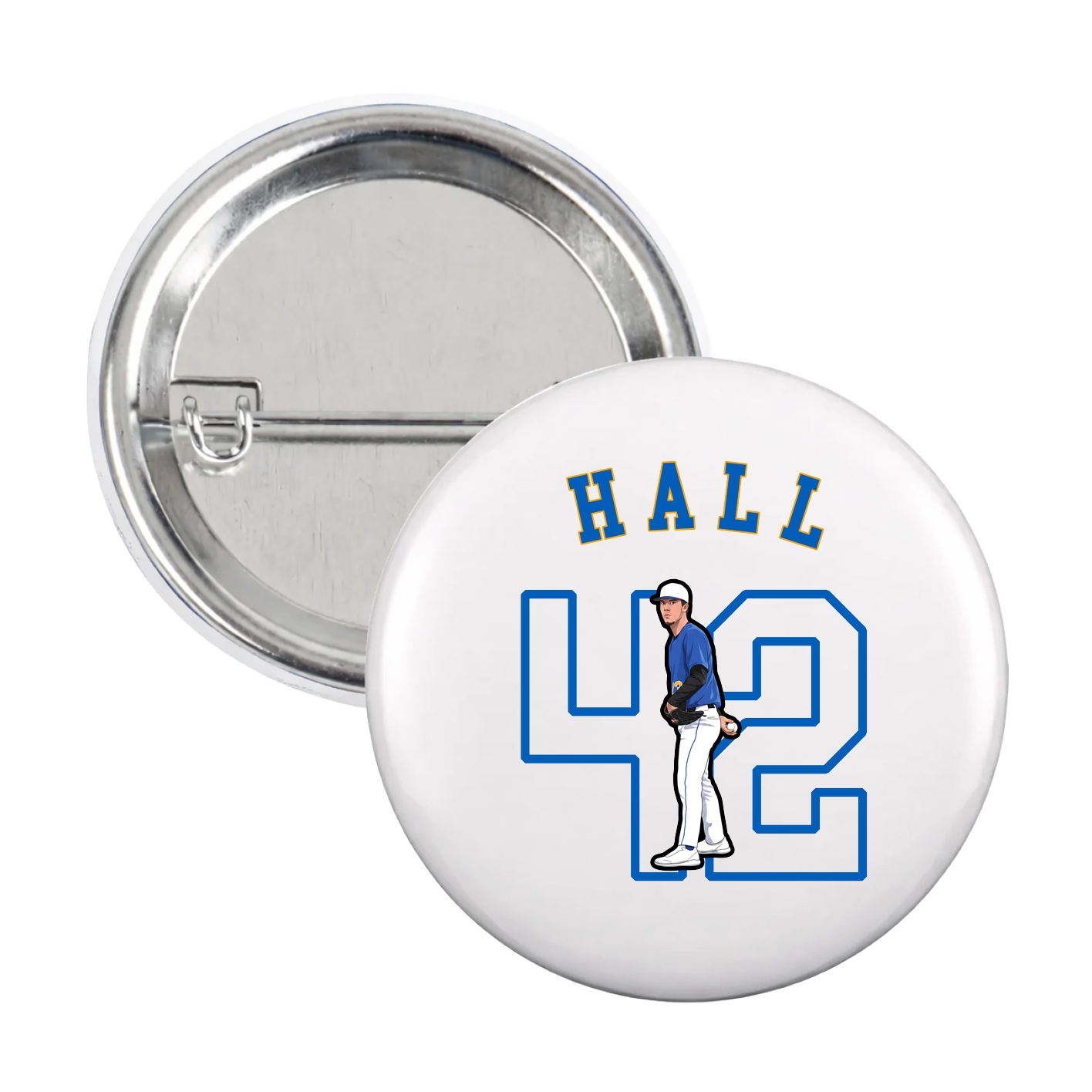 Game Day Button — Shirsey Arch in White
