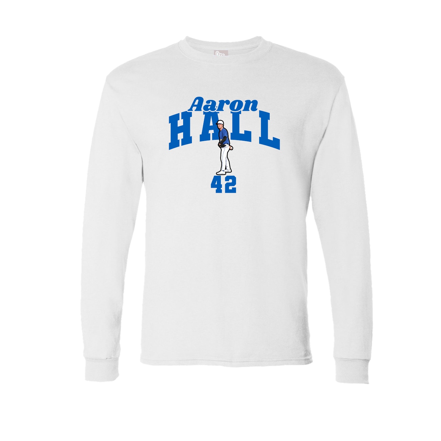 Long Sleeve Tee — Signature Arch in White