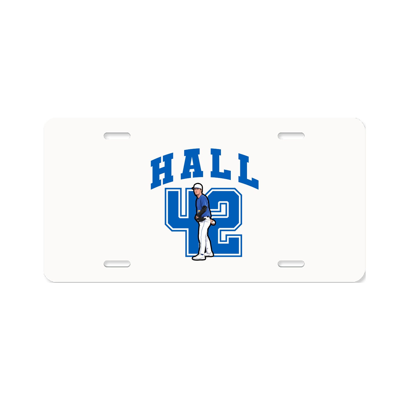 License Plate — Number in Classic