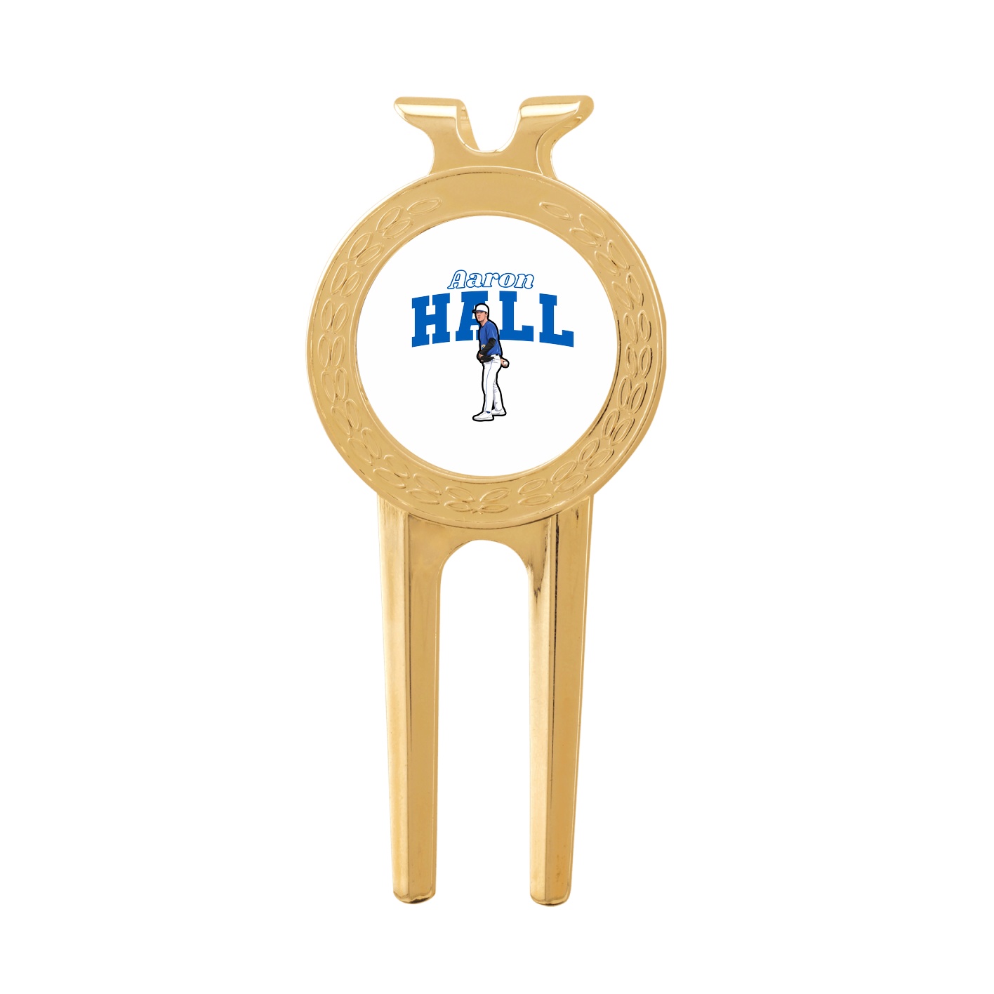 Divot Tool with Ball Marker — Name Arch in Classic