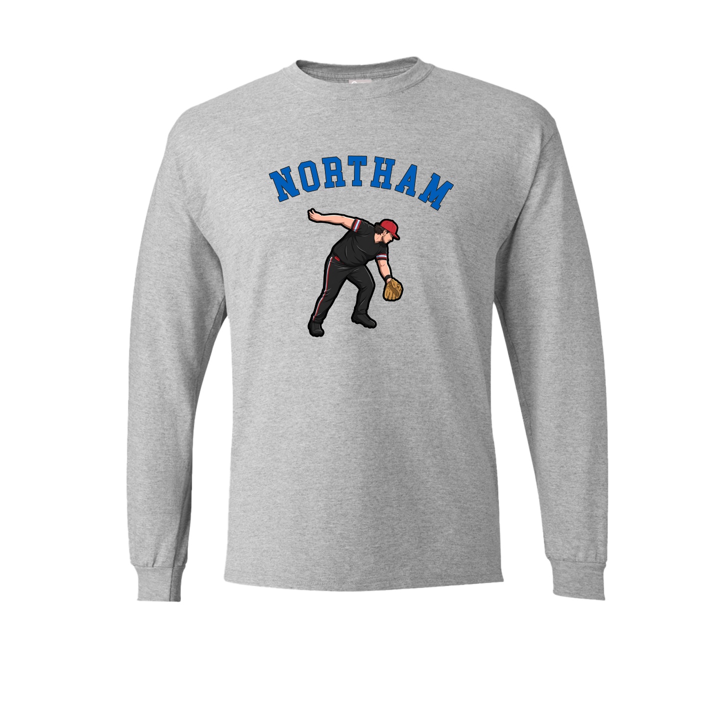 Long Sleeve Tee — Shirsey Arch in Grey
