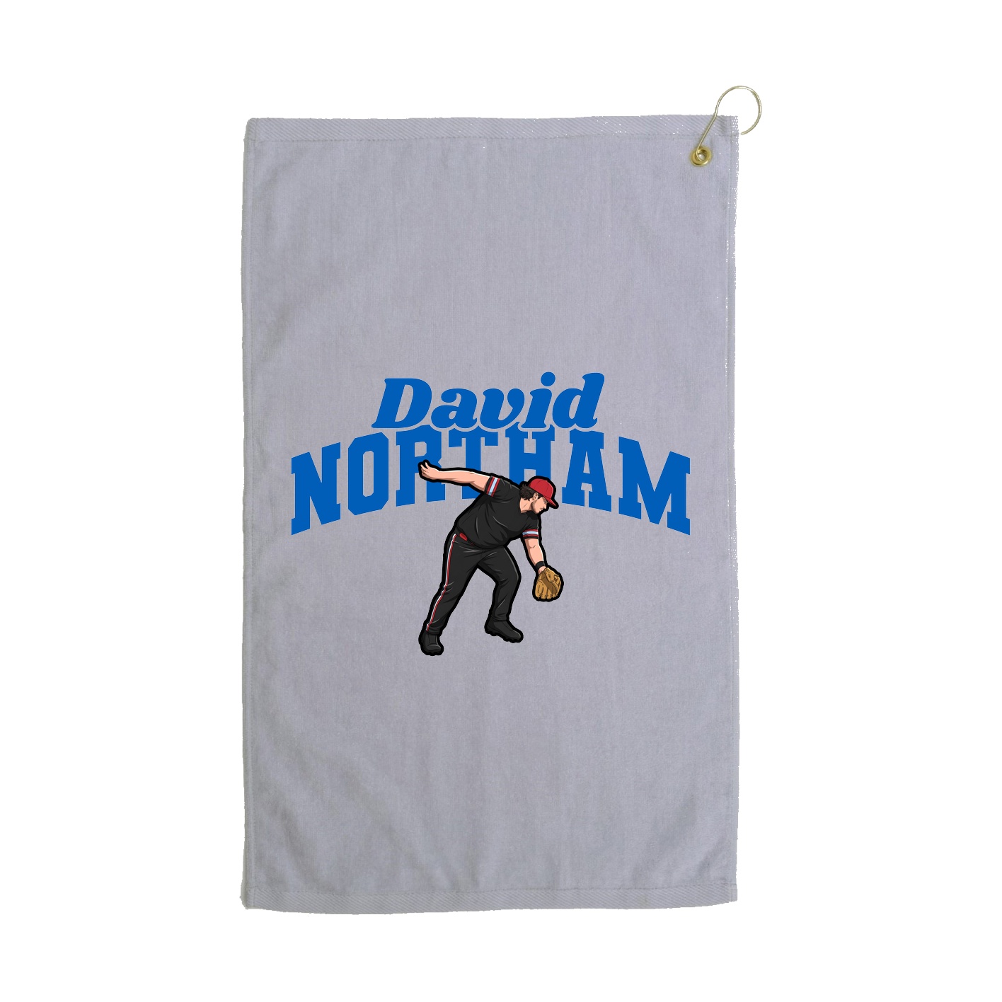 Golf Towel — Signature Arch in Grey