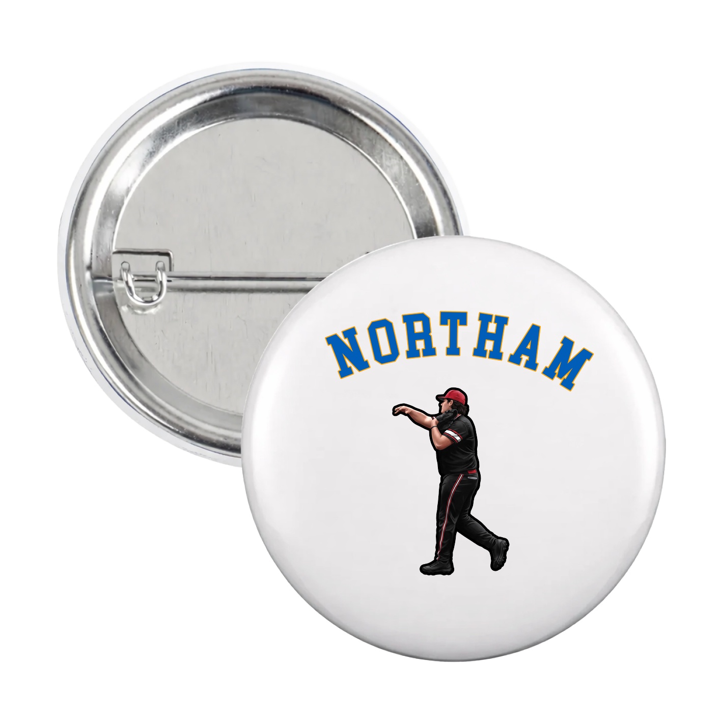 Game Day Button — Shirsey Arch in White